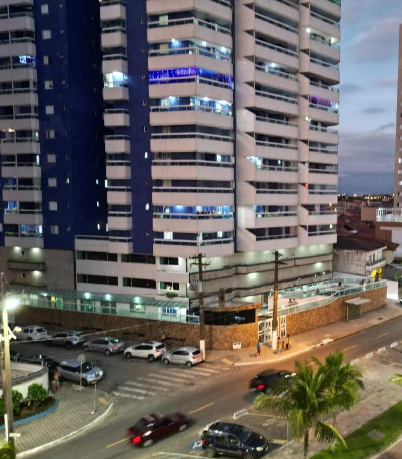Belo Apartamento Com Vistas Para O Mar - Pe Na Areia - Churrasqueira Na Varanda Прая-Гранди Экстерьер фото