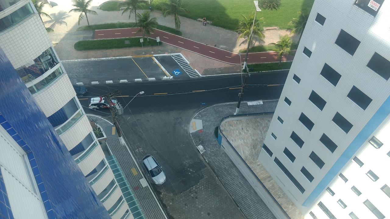 Belo Apartamento Com Vistas Para O Mar - Pe Na Areia - Churrasqueira Na Varanda Прая-Гранди Экстерьер фото